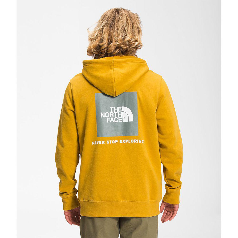 The North Face Box Nse Pullover Ανδρικα Φούτερ Hoodie - Κίτρινα (FDHN27069)